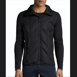 Moncler Grenoble Puffer Contrast Zip Front Sweater